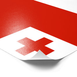 Tonga-Flagge Fotodruck