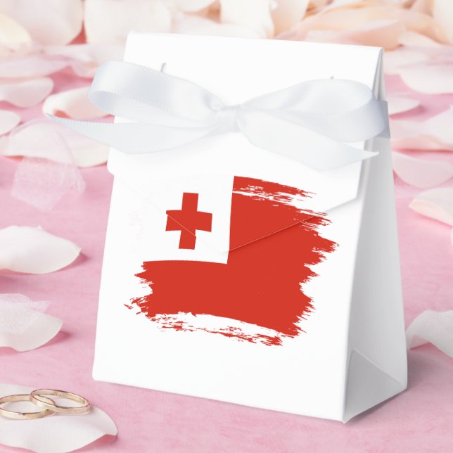 Tonga-Flagge Geschenkschachtel (Hochzeit)
