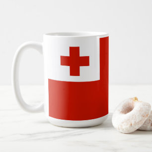 Tonga-Flagge Kaffeetasse