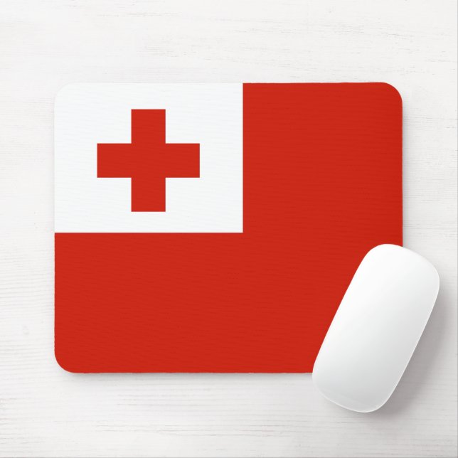 Tonga-Flagge Mousepad (Mit Mouse)