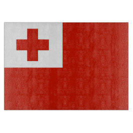 Tonga-Flagge Schneidebrett