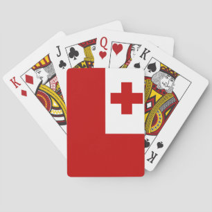 Tonga-Flagge Spielkarten
