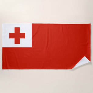 Tonga-Flagge Strandtuch