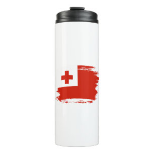 Tonga-Flagge Thermosbecher