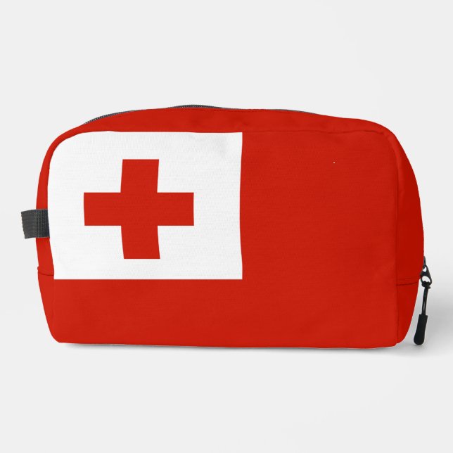 Tonga-Flagge Waschbeutel (Vorderseite)