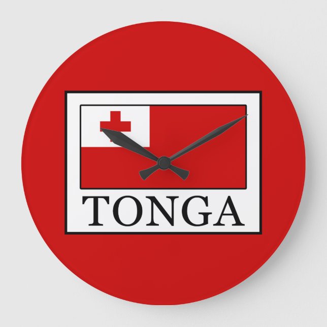 Tonga Große Wanduhr (Vorderseite)