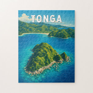 Tonga Illustrations Reise Kunst Vintage