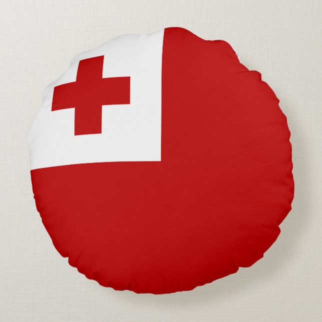 Tonga Rundes Kissen (Rückseite)