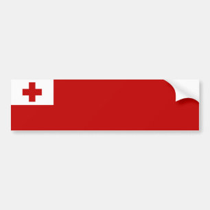 Tonga/tongaische Flagge Autoaufkleber