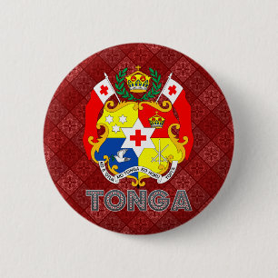 Tonga-Wappen Button