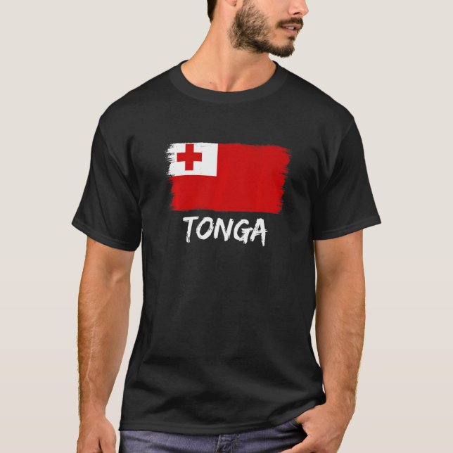 Tongan Flag Tonga 1 T-Shirt (Vorderseite)