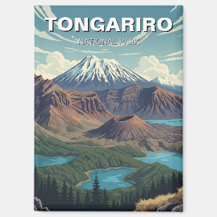 Tongariro Nationalpark Neuseeland Magnet