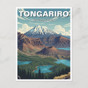 Tongariro Nationalpark Neuseeland Postkarte
