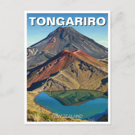 Tongariro Nationalpark Neuseeland Postkarte