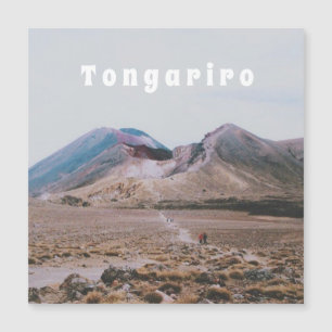 Tongariro-Nationalpark, Neuseeland Souvenir Magnetkarte