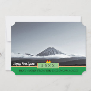Tongariro, Volcano & Glückliches Neues Jahr! Karte