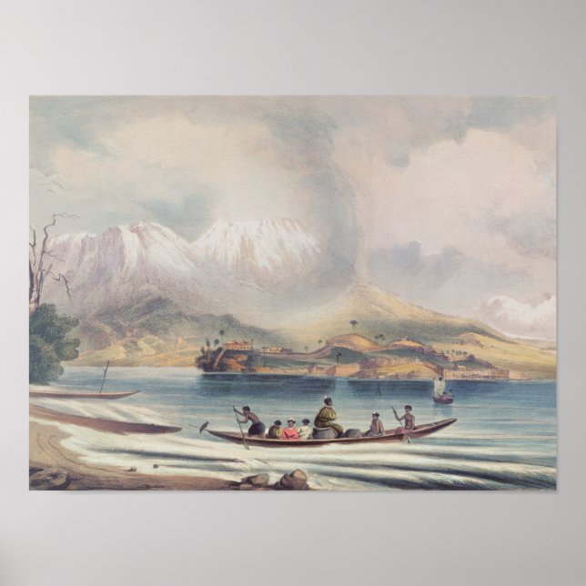Tongariro Volcano, New Zealand Poster (Vorne)