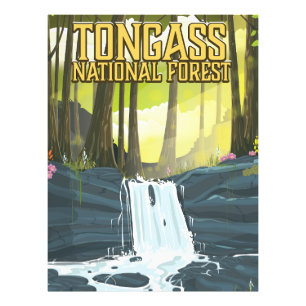 Tongass National Forest Reiseplakat Fotodruck