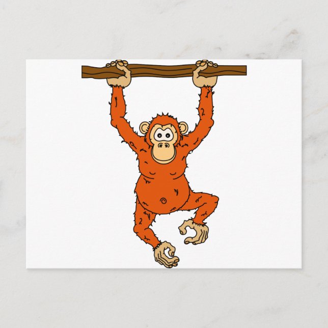 Tongo Chimp Postkarte (Vorderseite)
