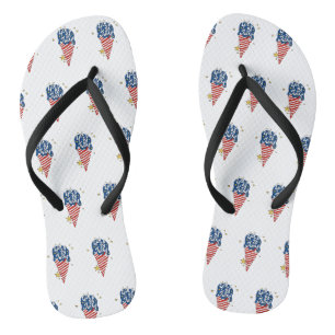 Tongs 4 juillet illustration 4 juillet Indépendance