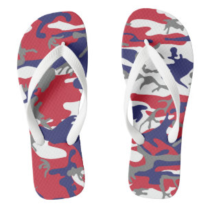 Tongs 4 juillet, Jour de l'Indépendance, Gris Camouflage