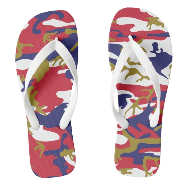 Tongs 4th of July, Independence day, Camouflage Gold (Semelle)