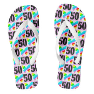 TONGS 50E ANNIVERSAIRE FLOPS DE BOUTEILLAGE
