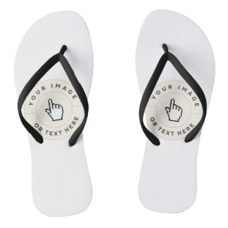 Tongs à fines bretelles - personnalisées (ajouter 