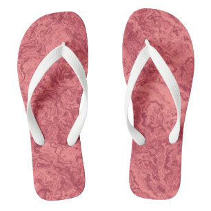 Tongs abstrait en marbre rose