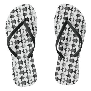 Tongs Abstraite folk ethno africaine traditionnelle auto