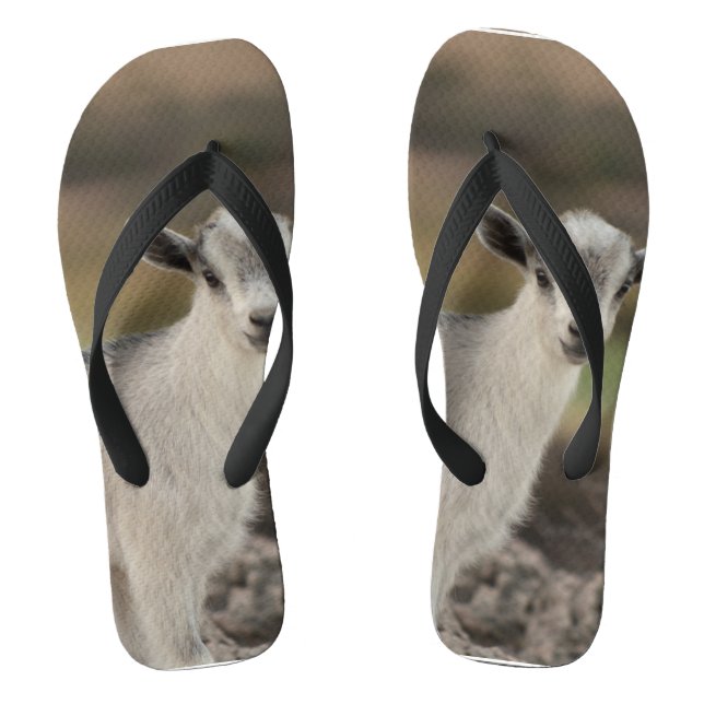 Tongs Adorable chèvre des enfants (Semelle)