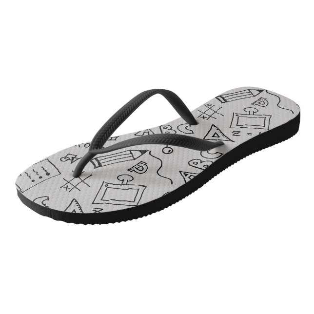 Tongs adultes, lanières minces (Incliné)
