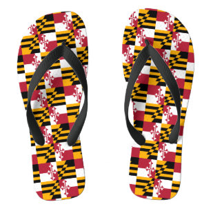 Tongs Affichage des couleurs du drapeau de l'état du Mar