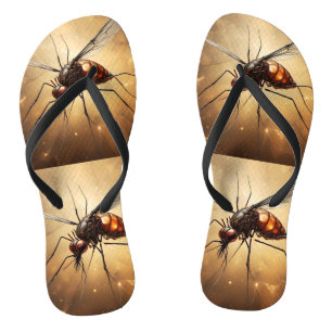Tongs Ailes complexes : L'art fractal du moustique