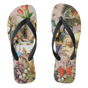 Tongs Alice au pays des merveilles Thé dansant Art