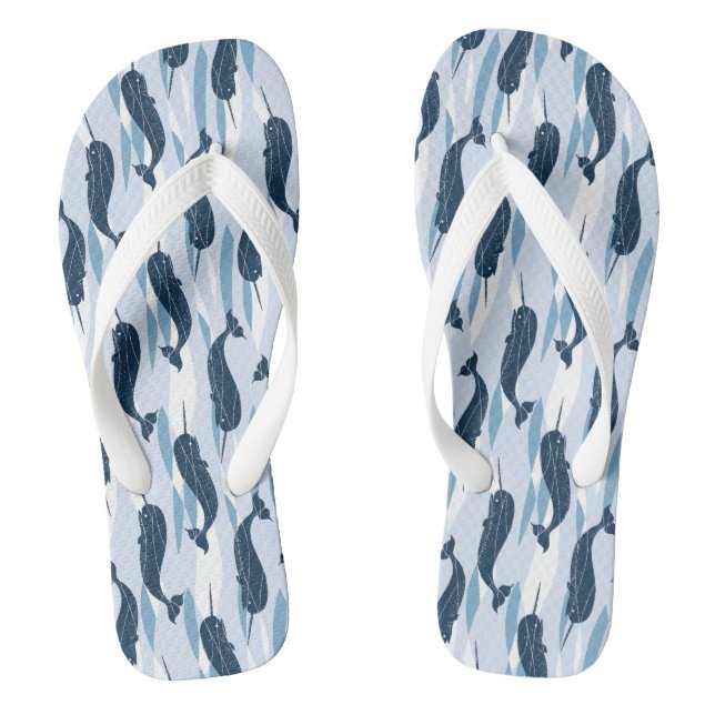 Tongs Allover Narwhal Imprimer Flip Flop (Semelle)