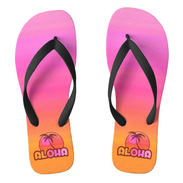 Tongs Aloha Palm rose (Semelle)