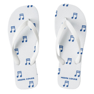 Tongs Amoureux de musique Imprimé pour Amoureux de chans
