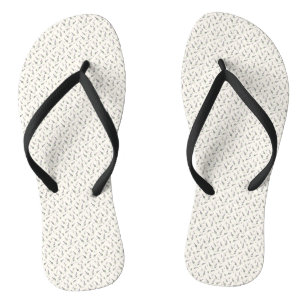 Tongs Aquarelle apaisante Lavande et Baie d'hiver