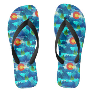 Tongs Aquarelle Colorado