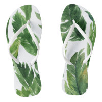 Aquarelle Tropical Banana Feuille Motif