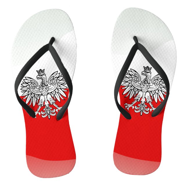 Tongs Armoiries de la Pologne (Semelle)