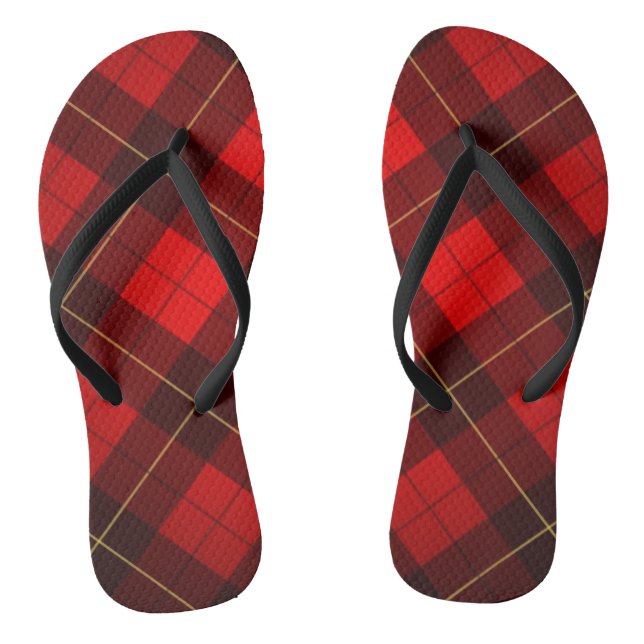 Tongs Arrière - plan de tartan de Wallace (Semelle)