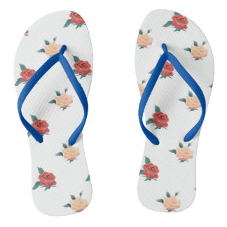 Tongs Arrière-plan floral de roses