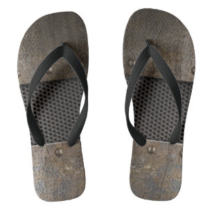 Tongs Arrière - plan grunge en métal
