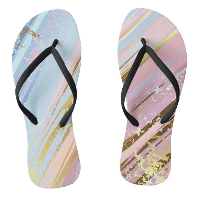 Tongs Arrière - plan rose texturé (Semelle)