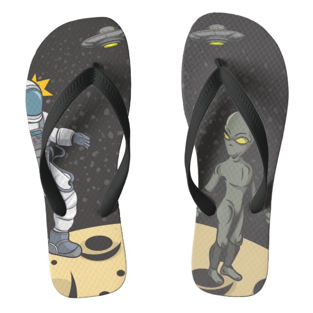 Tongs Astronaute et alien (Semelle)