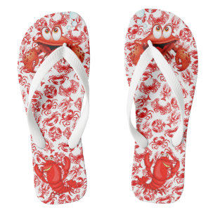 Tongs Au homard et crabe de mer rouge