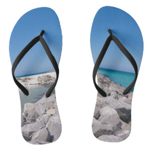 Tongs Au Milieu De L'Île De Shell Jetty Flip Flops