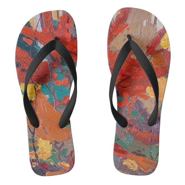 Tongs Automne | Tom Thomson | Impression photo (Semelle)